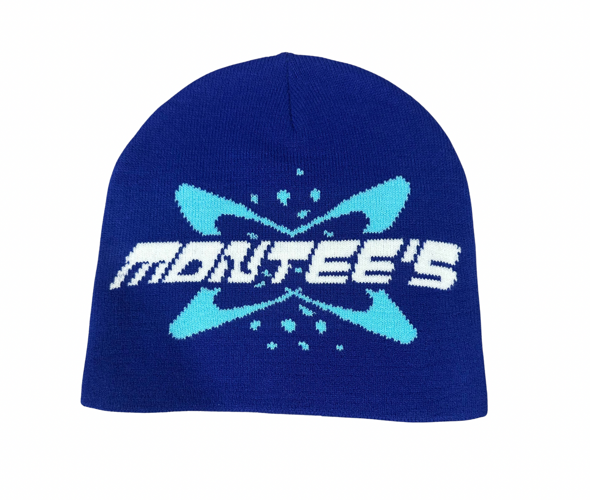 Montee’s Jacquard Beanie featuring vibrant colors, soft cotton knit, and a comfortable stretch fit for everyday streetwear and cold-weather style.