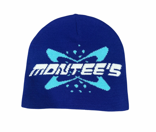 Montee’s Jacquard Beanie featuring vibrant colors, soft cotton knit, and a comfortable stretch fit for everyday streetwear and cold-weather style.