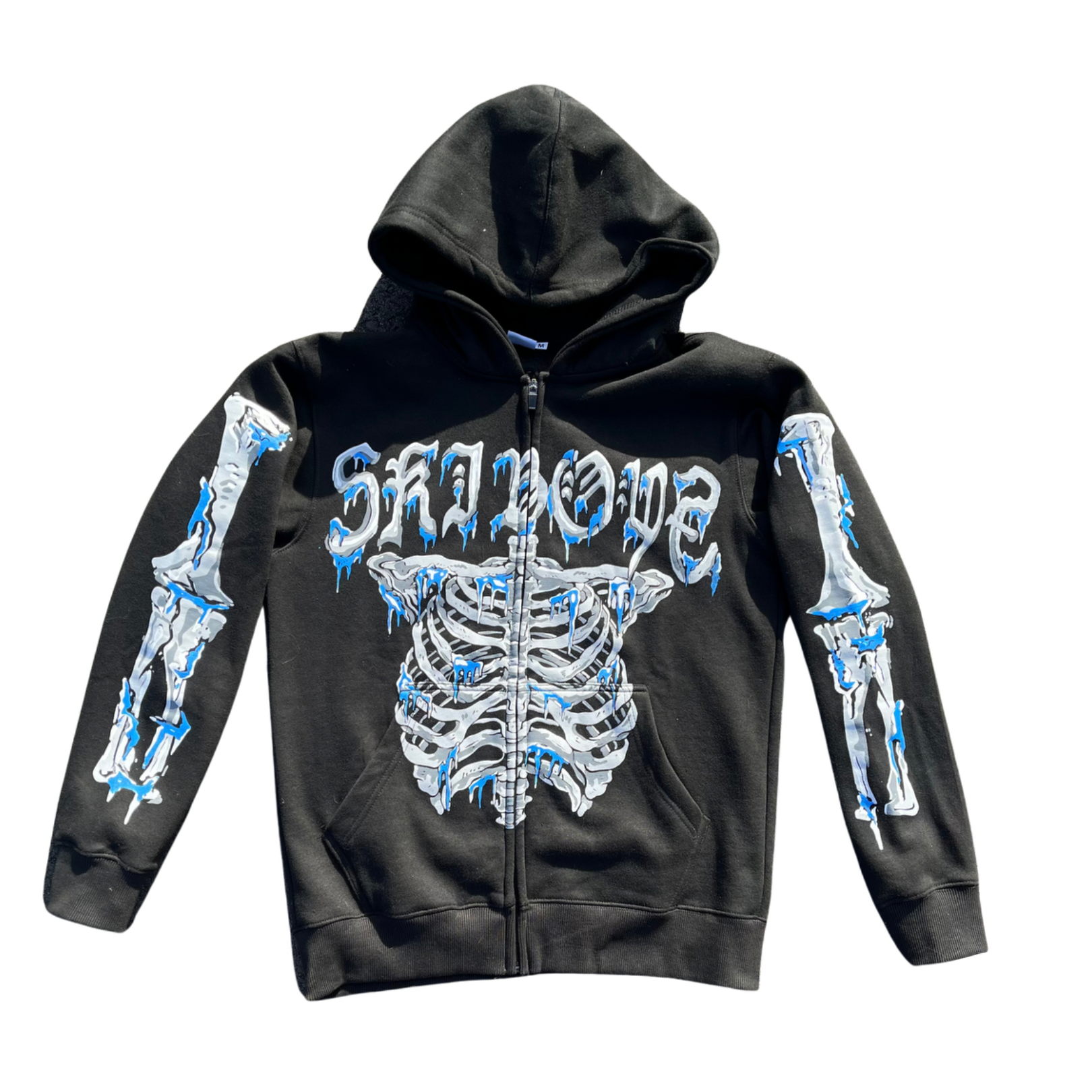 Ski Boyz “Bone-Chill” Full Zip Hoodies - Black – Montee's